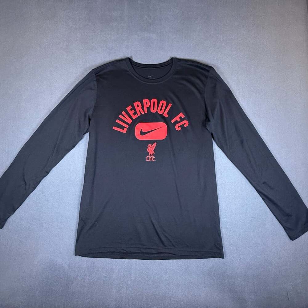 Nike Liverpool FC Black Long Sleeve Training Shirt Medium